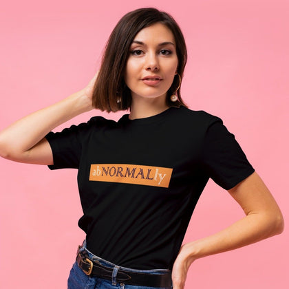 Abnormally Normal! Women's round neck T-shirt - Zaathi
