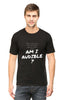 AM I AUDIBLE? Men's round neck t-shirt.