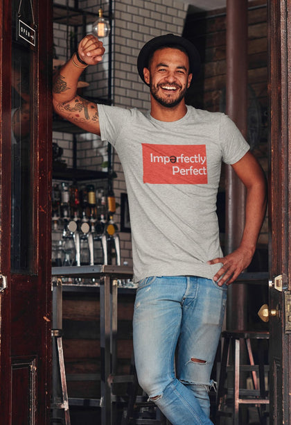 Imperfectly Perfect! Men's Round Neck t-shirt - Zaathi