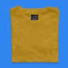 Women Mustard Yellow Round Neck T-shirt